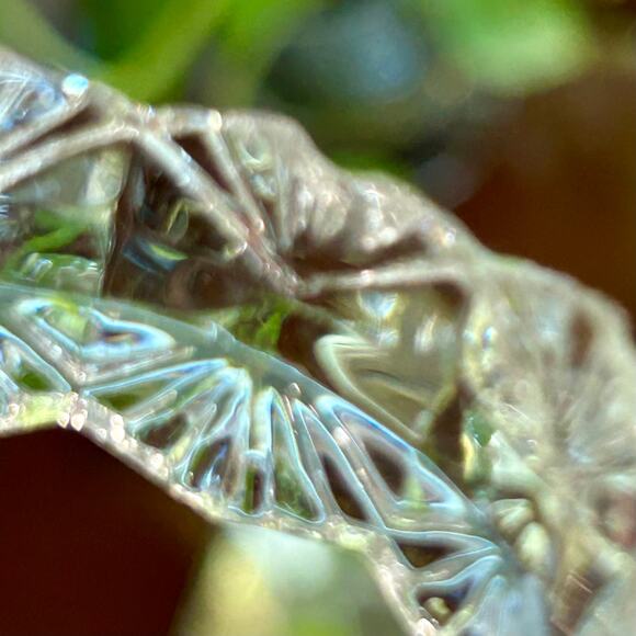 Vintage Clear Crystal Daisy & Button Design Napkin Rings Set of 4 - Picture 6 of 15
